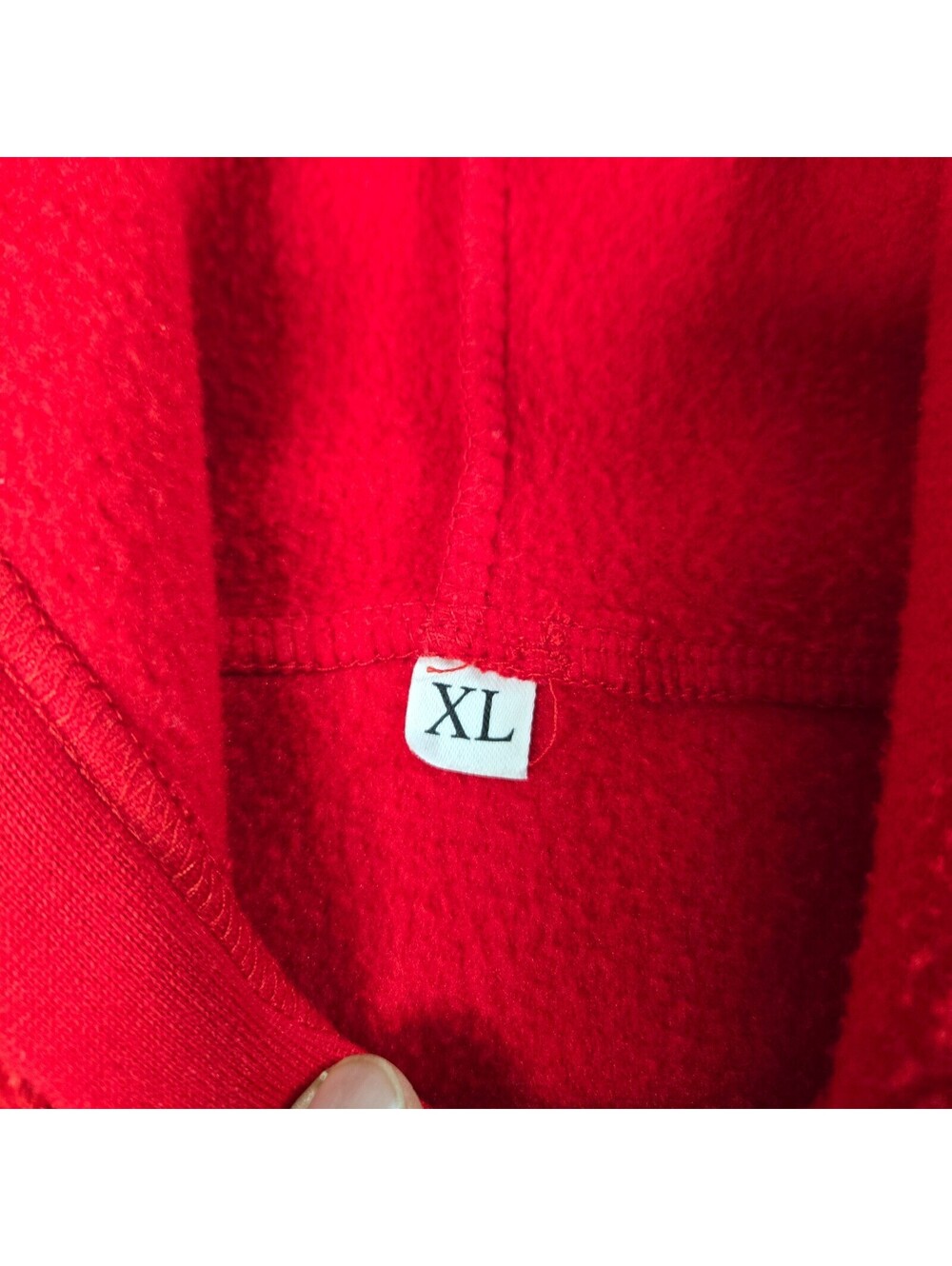 AC/DC Red Hoodie Sweatshirt Mens XL Rock Band Graphic Pullover Fleece Polyester - Picture 2 of 8